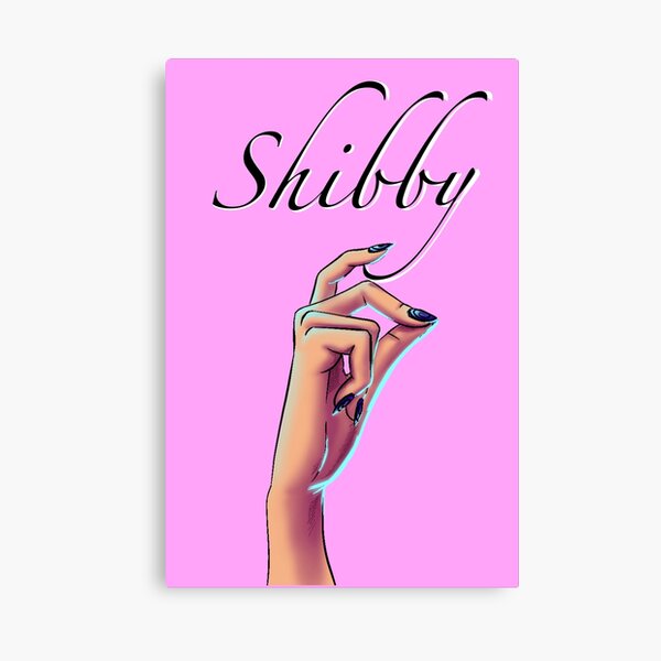 Shibby Finger Snap Canvas Print
