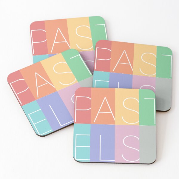 Item preview, PASTELS Text With Pantone Colour Panels designed and sold by THNKDESIGN.