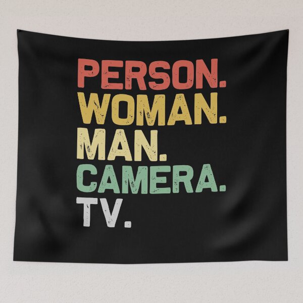 Item preview, Person Woman Man Camera Tv Anti Trump designed and sold by kader85.