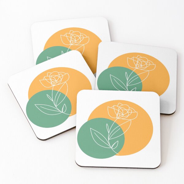 Item preview, Green and Yellow Flower Print designed and sold by simkhemani.