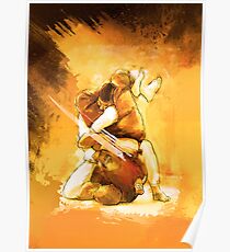 Brazilian Jiu Jitsu Triangle Submission Poster Poster