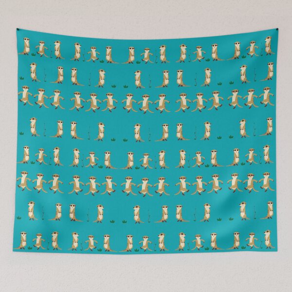 Item preview, Meerkat Blue designed and sold by milenarussell.