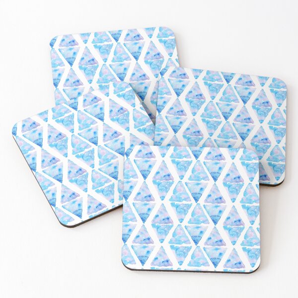 Item preview, BLUE GEOMETRIC TRIANGLE FACE MASK BLUE PHONE PRETTY CUTE BLUE PATTERS TRENDY NAVY BLUE TEAL MINT designed and sold by rdorsey8.