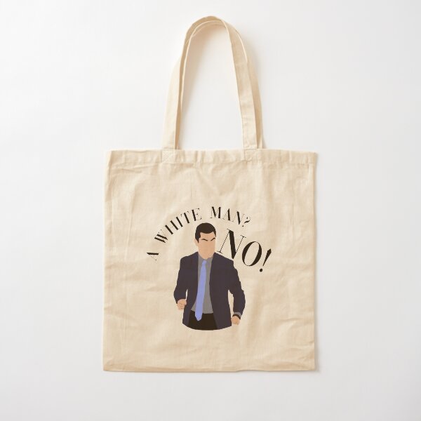 A white man? NO! Cotton Tote Bag