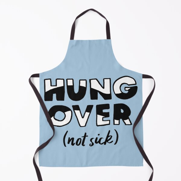 Item preview, "Hungover (Not Sick)" Unisex Heavy Cotton Tee Drinking Alcohol designed and sold by artichokes.
