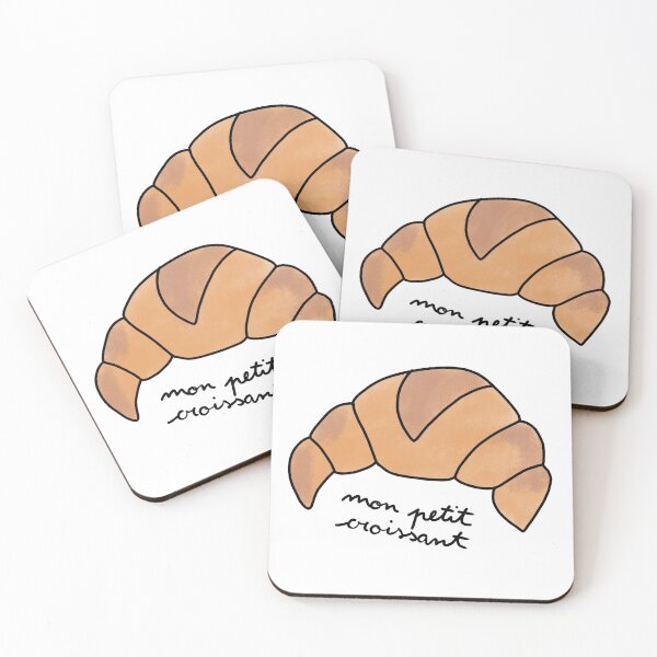 Item preview, Mon petit croissant Cute Coffee Dates Cute Viennoiserie Lover Gift Croissant Lover Pastry Gift Cute Foodie Gift Breakfast Croissant Happy Morning Delicious Gift designed and sold by Nathalie Aynié.
