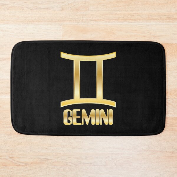 Item preview, Gold Bling Gemini Zodiac Sign (Symbol & Text) Design designed and sold by Bill Shearer.