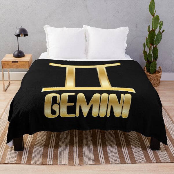 Item preview, Gold Bling Gemini Zodiac Sign (Symbol & Text) Design designed and sold by Bill Shearer.