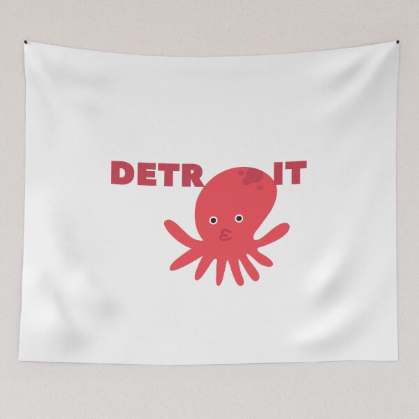 Item preview, Down Town Detroit City Michigan Octopus Kraken Hockey Protective new design designed and sold by Mr Jeser.
