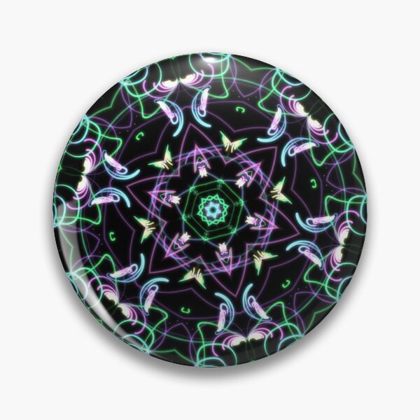 Item preview, kaleidoscope flower designed and sold by RubyzArt.