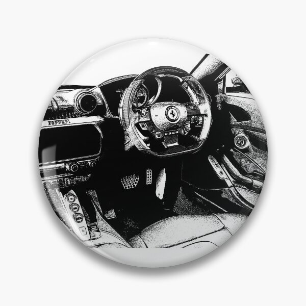 Item preview, Ferrari Lusso interior drawn designed and sold by outffocus.