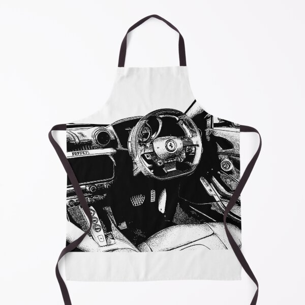 Item preview, Ferrari Lusso interior drawn designed and sold by outffocus.