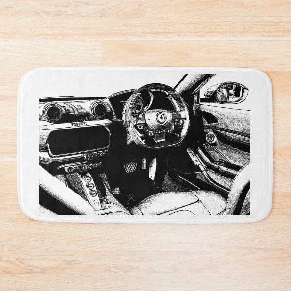 Item preview, Ferrari Lusso interior drawn designed and sold by outffocus.