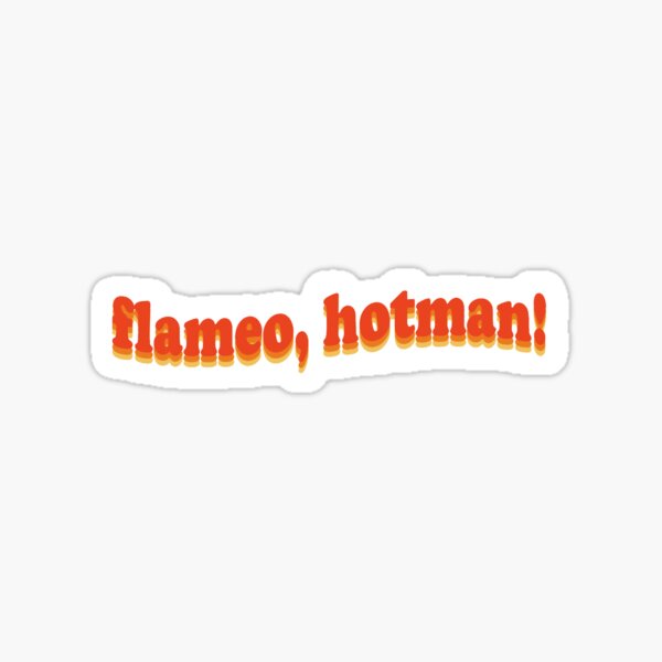 Sticker Heisser Mann Redbubble