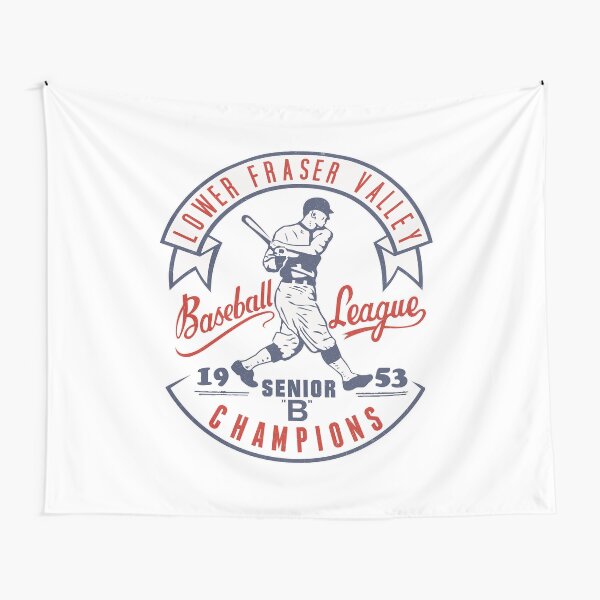 Retro Baseball Tapestry