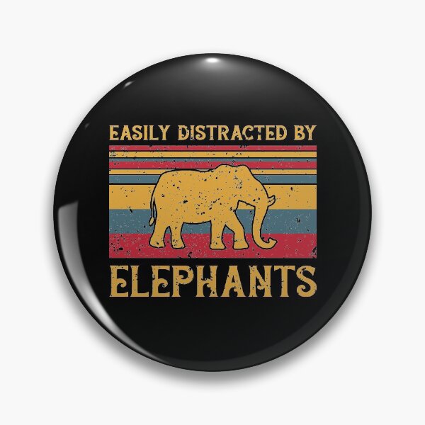 Item preview, Easily Distracted By Elephants designed and sold by sesa10.