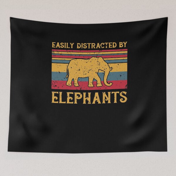 Item preview, Easily Distracted By Elephants designed and sold by sesa10.