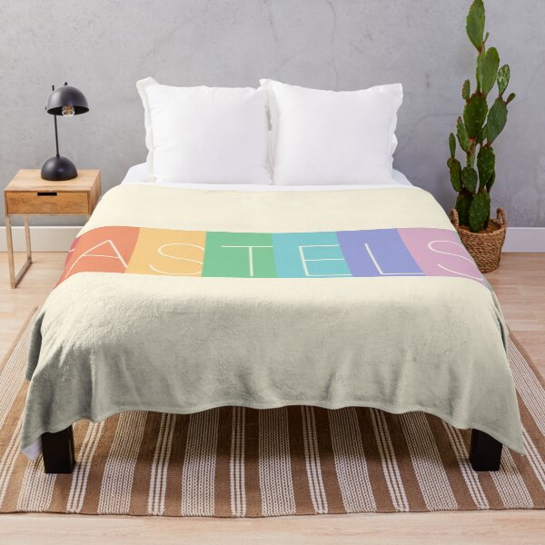 Item preview, PASTELS Text With Pantone Colour Panels (On Cream) designed and sold by THNKDESIGN.
