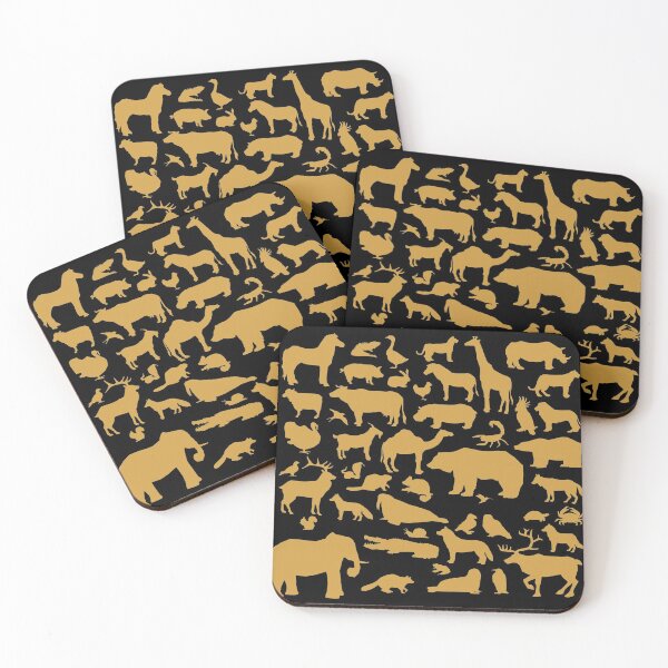 Item preview, animal silhouette set isolated designed and sold by qzpolo.