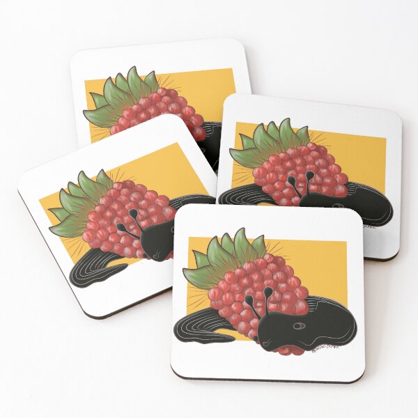 Item preview, Salmon Berries Slug designed and sold by Krystal  Thomas.