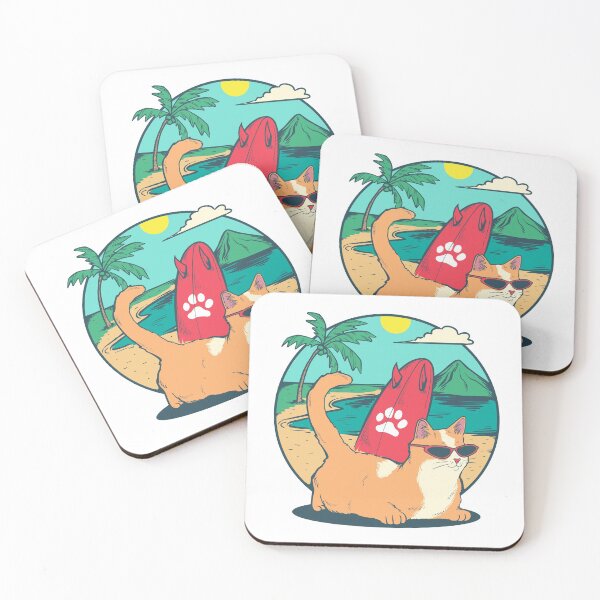 Item preview, cat on the beach designed and sold by Pride Art.