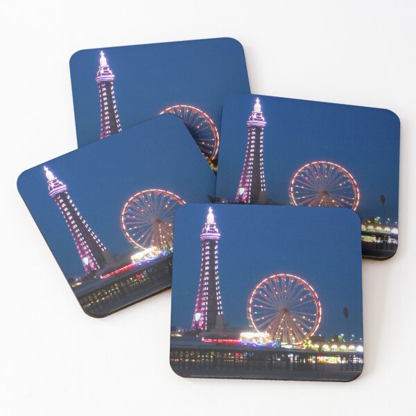 Item preview, Blackpool Beach Lights at Night designed and sold by Andrew Morrell.