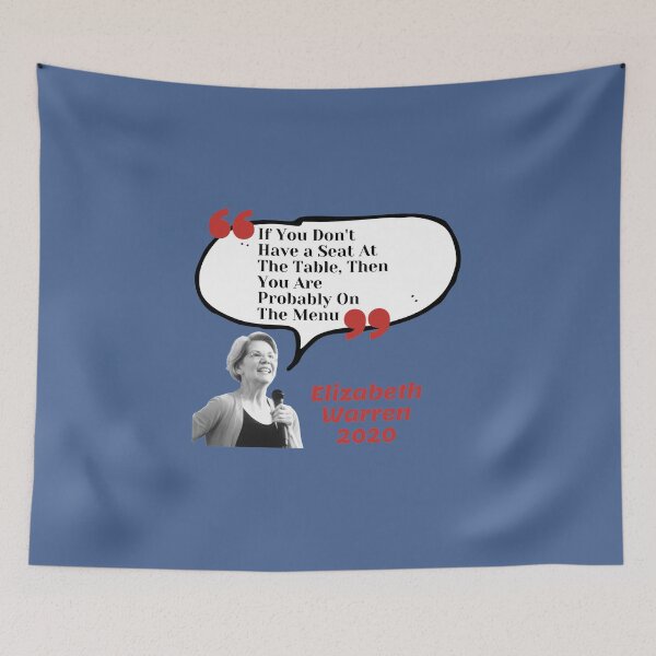 Item preview, Elizabeth Warren Menu Quote - US Election 2020 designed and sold by raretshirtsuk.