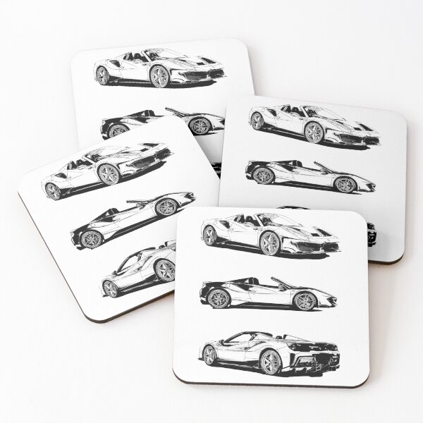 Item preview, Ferrari Pista Spider graphic art designed and sold by outffocus.