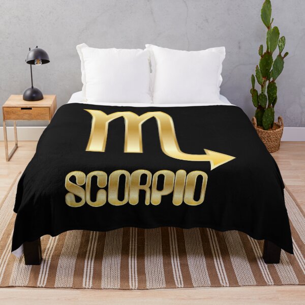 Item preview, Gold Bling Scorpio Zodiac Sign (Symbol & Text) Design designed and sold by Bill Shearer.