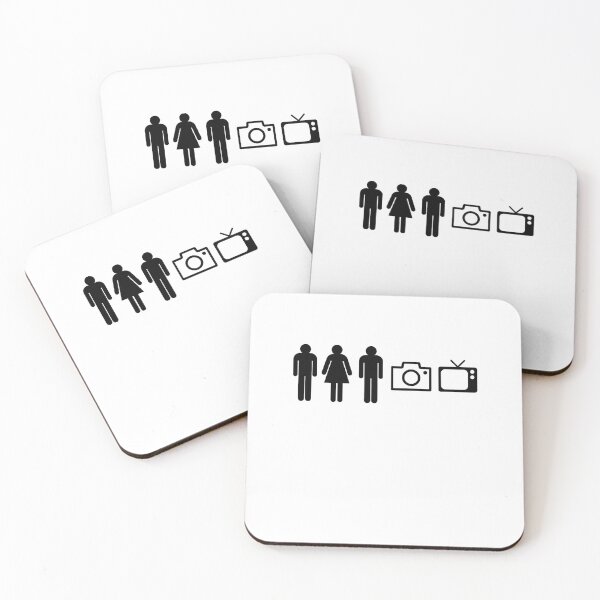 Item preview, Person woman man camera Tv designed and sold by AnimaLovers.