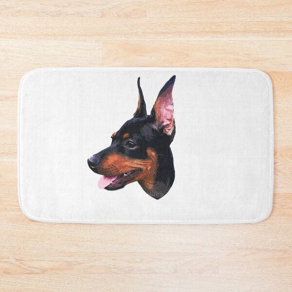 Item preview, Miniature Pinscher Black and Tan Cute Puppy Dog designed and sold by ElegantCat.