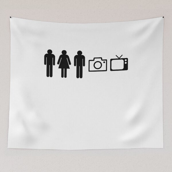 Item preview, Person woman man camera Tv designed and sold by AnimaLovers.