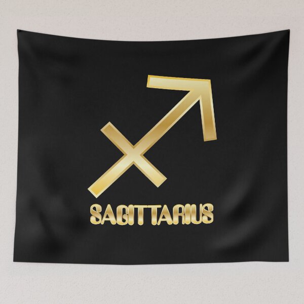 Item preview, Gold Bling Sagittarius Zodiac Sign (Symbol & Text) Design designed and sold by Bill Shearer.