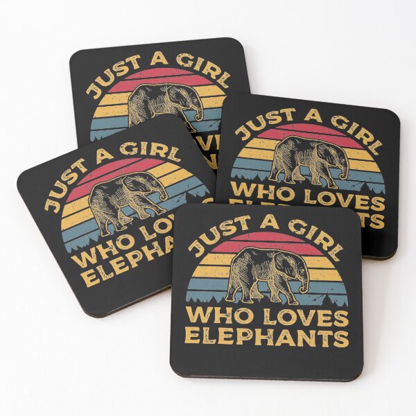 Item preview, Just a Girl Who Loves Elephants designed and sold by sesa10.