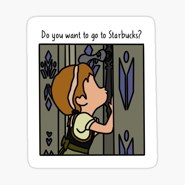 Starbucks Funny Might Be Vodka Basic Drink Sticker Decal