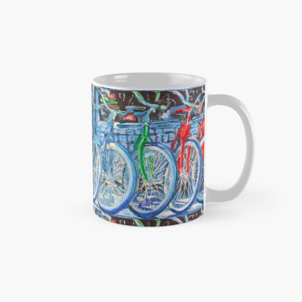 Item preview, The Bicycle Shop - Bikes in A Row - Painting designed and sold by RDRiccoboni.