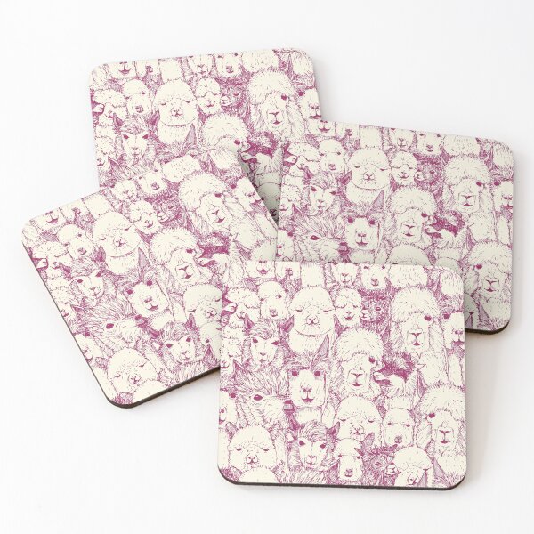 Item preview, just alpacas cherry pearl designed and sold by scrummy.