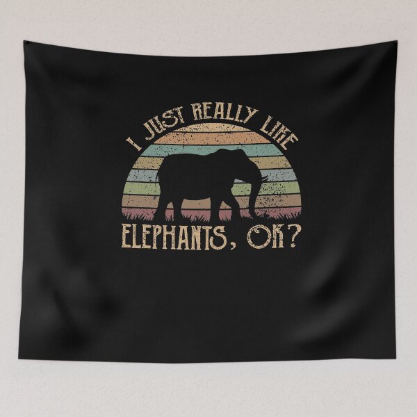 Item preview, I Just Really Like Elephants Ok designed and sold by sesa10.