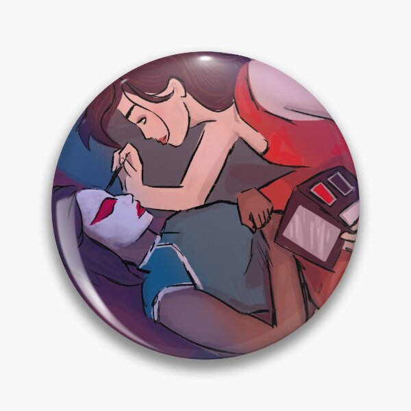 Item preview, Korra having asami do her make up v.2 designed and sold by DysfunctionArt.