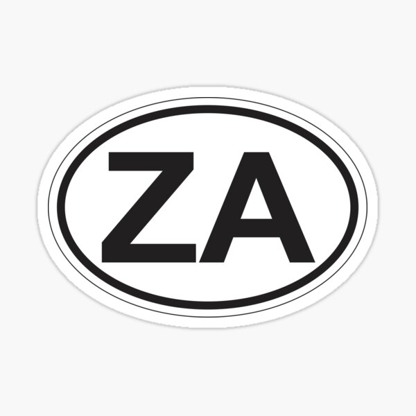ZA South Africa Sticker