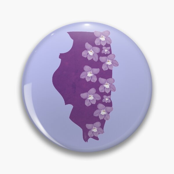 Aperçu de l'œuvre Illinois Violet créée et vendue par Lavenderbuttons.
