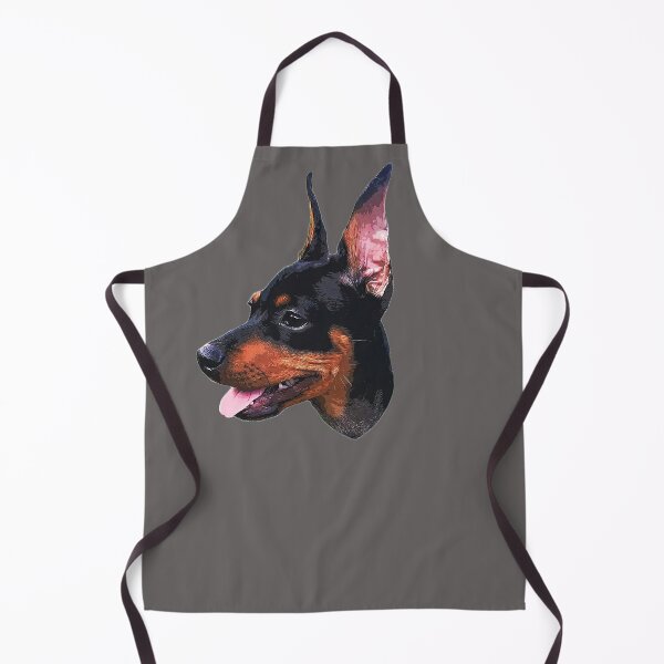 Item preview, Miniature Pinscher Black and Tan Cute Puppy Dog designed and sold by ElegantCat.
