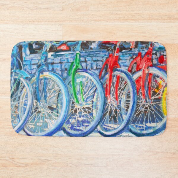 Item preview, The Bicycle Shop - Bikes in A Row - Painting designed and sold by RDRiccoboni.