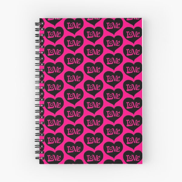Aperçu de l'œuvre Motif de coeur d'amour rose créée et vendue par Textography1.