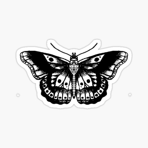Harry Styles Schmetterling Tattoo Sticker