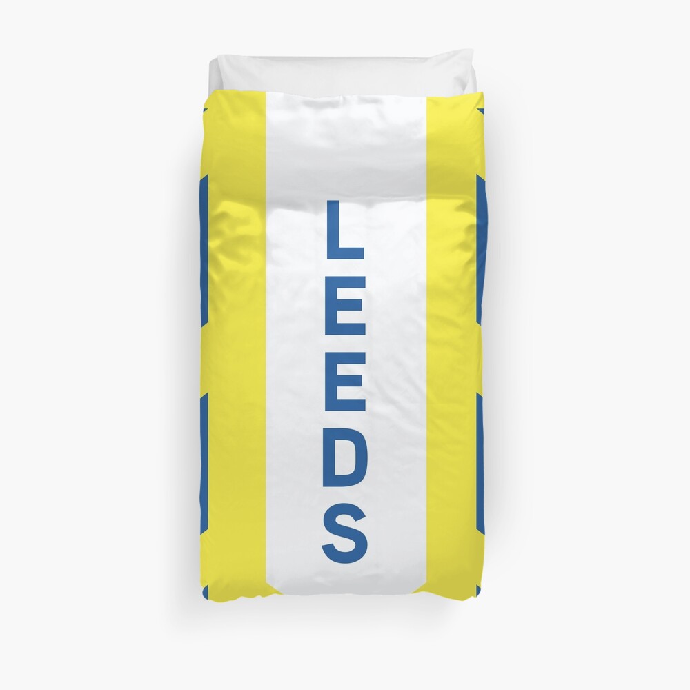 "Leeds United" Duvet Cover by Blaacklight Redbubble