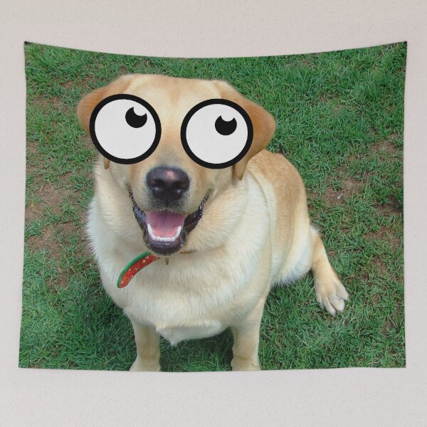 Item preview, Googly Eyed Dog designed and sold by FullonFulton.