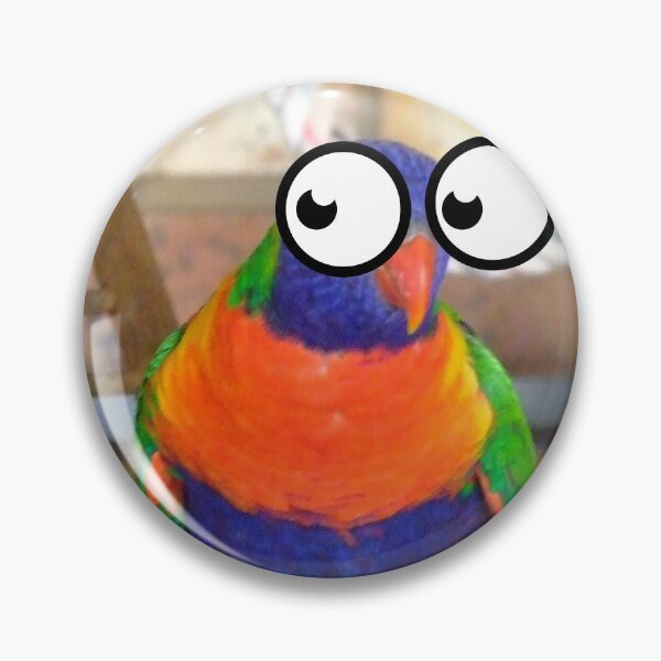 Item preview, Googly Eyed Lorikeet designed and sold by FullonFulton.