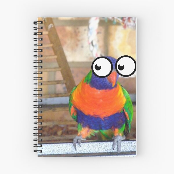 Item preview, Googly Eyed Lorikeet designed and sold by FullonFulton.