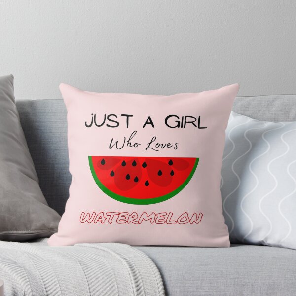 Item preview, Just a girl who loves watermelon designed and sold by FunnyAndNice.